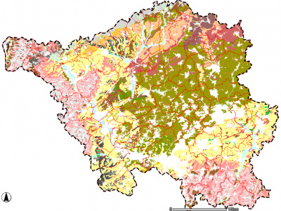Soil survey map