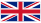 Die Flagge des vereinigten Königreiches, stellt die englische Sprache dar